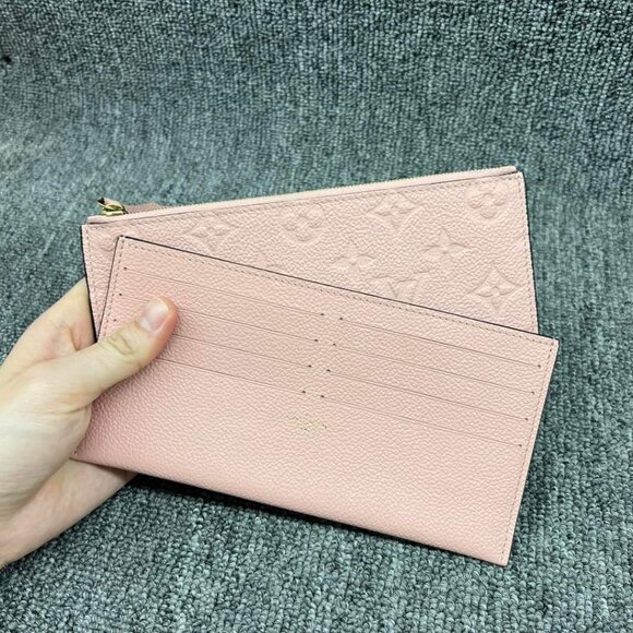 100% Authentic Louis Vuitton Pochette Felice W/Pouch Monogram Leather Bag - Picture 9 of 16